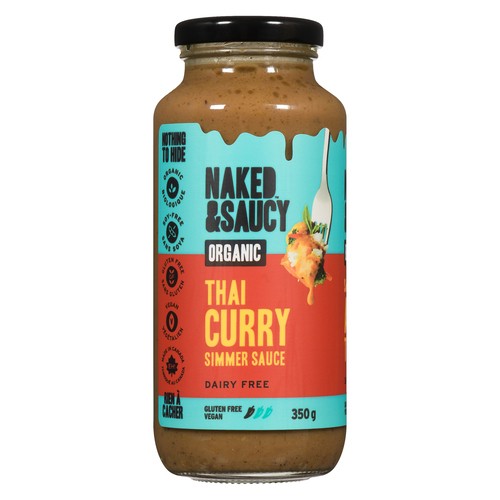 Naked & Saucy Organic Sauce Thai Curry 350 g