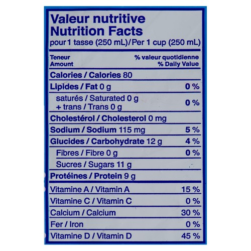 Québon 0% Skimmed Milk 4 L