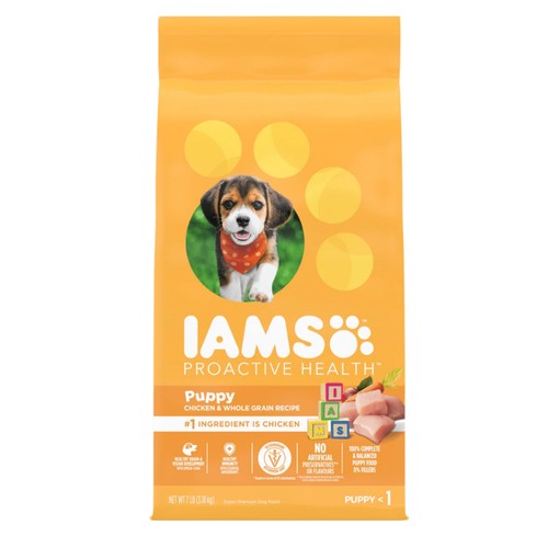 IAMS Puppy Dry Dog Food Chicken And Whole Grains 3.18 kg