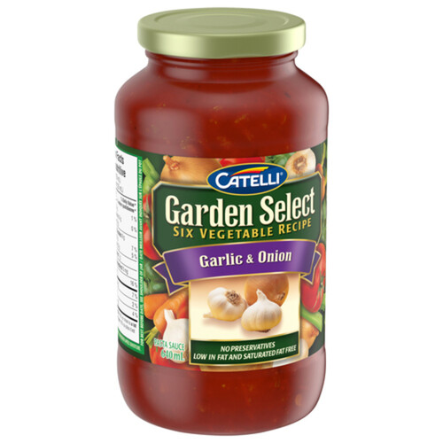 Catelli Garden Select Pasta Sauce Garlic & Onion 640 ml