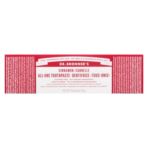 Dr. Bronner's All-One Toothpaste Cinnamon 140 g