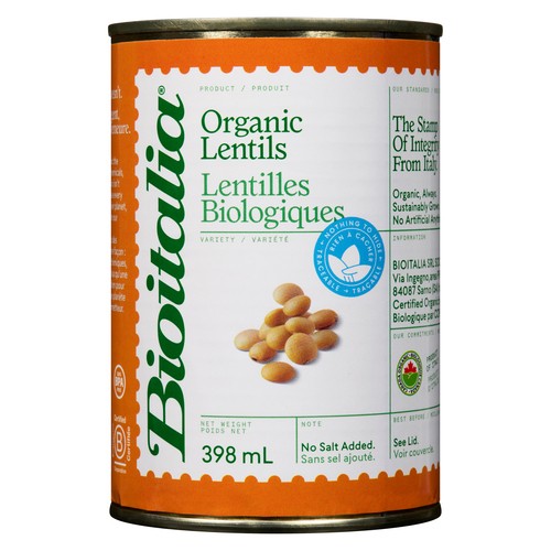 Bioitalia Organic Lentils 398 ml
