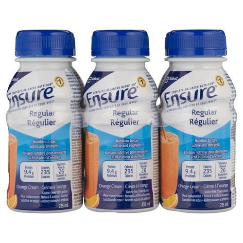 Ensure Meal Replacement Shake Orange Cream 6 X 235 ml