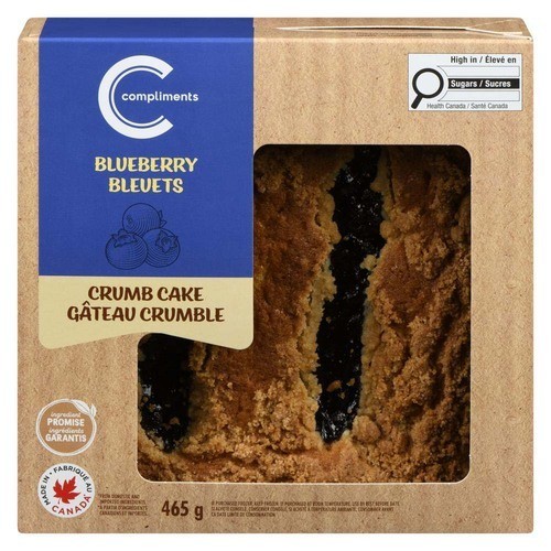 Compliments Crumb Cake Blueberry 465 g