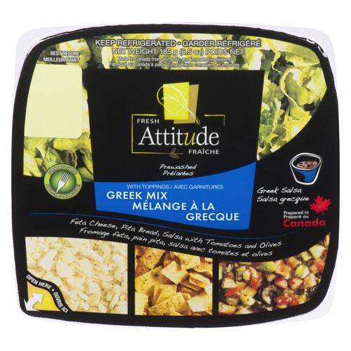 Fresh Attitude Salad Kit Greek Mix 185 g