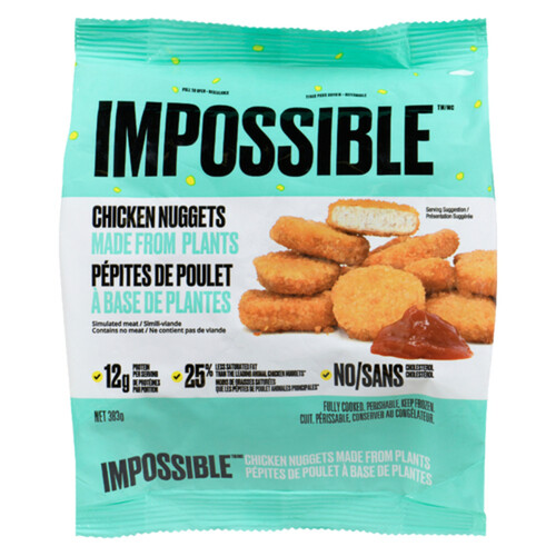 Impossible Foods Plant Based Frozen Chicken Nuggets 383 g