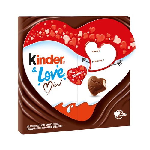 Ferrero Canada Kinder & Love Mini Milk Chocolate Valentines Day 107 g