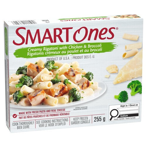 Smart Ones Frozen Creamy Rigatoni With Chicken & Broccoli 255 g