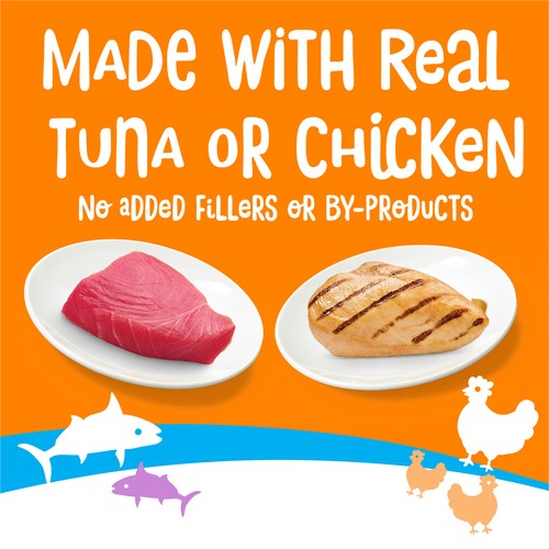 Friskies Lil' Lickables Cat Treats Tuna & Chicken Variety Pack 10 x 14 g