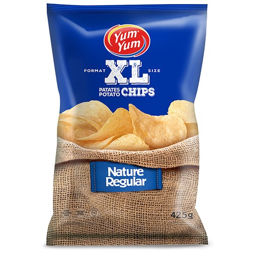 Yum Yum Potato Chips Regular 425 g