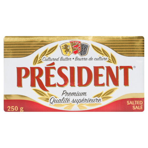 President Butter Premium Cultured Salted 250 g