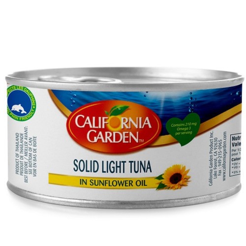 California Garden Solid Yellow Fin White Tuna In Sunflower Oil 185 g