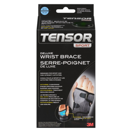 Tensor Deluxe Sport Right Wrist Brace Small/Medium 1 EA