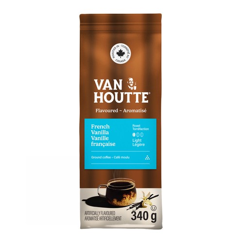 Van Houtte Ground Coffee Light Roast French Vanilla 340 g