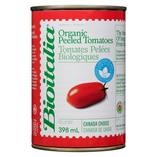Bioitalia Organic Peeled Whole Tomatoes 398 ml