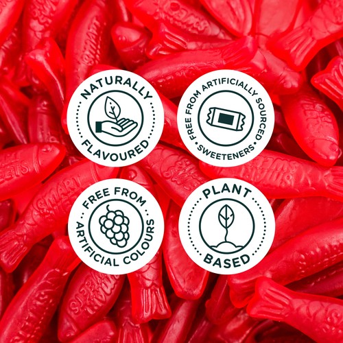 SmartSweets Candy Sweet Fish 50 g