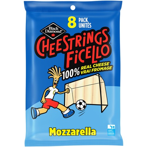 Black Diamond Cheestrings Mozzarella 8 Count
