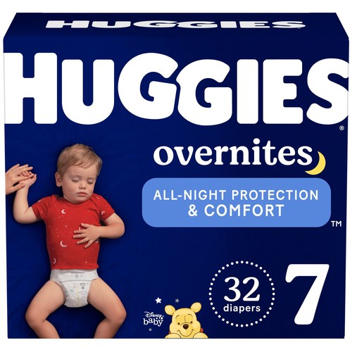 Huggies Overnites Diapers Size 7 32 Count