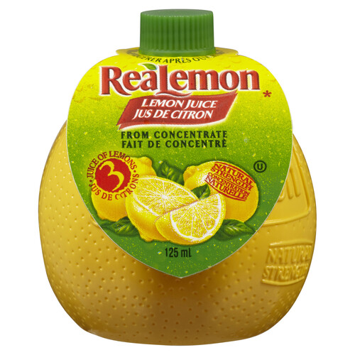 Realemon Lemon Juice Plastic Squeeze 125 ml