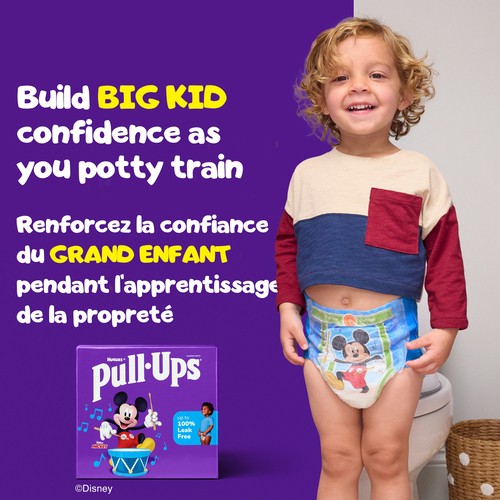 Huggies Pull-Ups Training Pants For Boys Learning Designs Size 4T