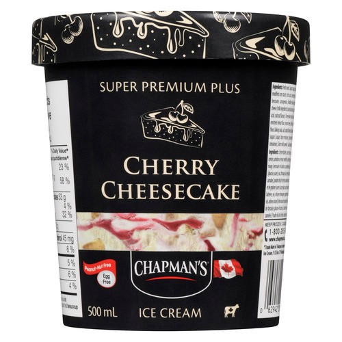Chapman's Super Premium Plus Ice Cream Cherry Cheesecake 500 ml