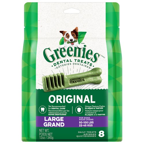 Greenies Dog Treats Original Large Natural Dental Care 340 g