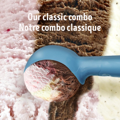 Breyers Family Classic Frozen Dessert With Cocoa, Vanilla & Strawberries Neapolitan 1.66 L