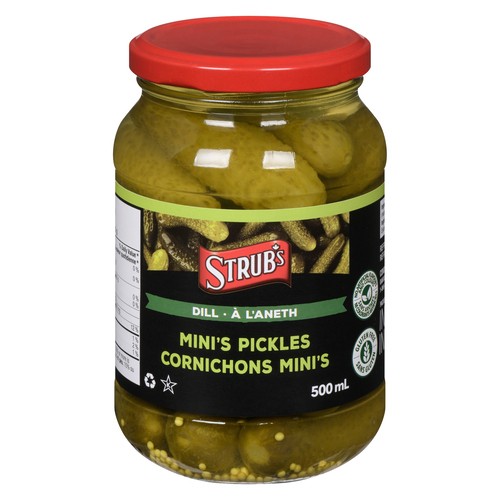 Strub's Mini's Pickles Dill 500 ml