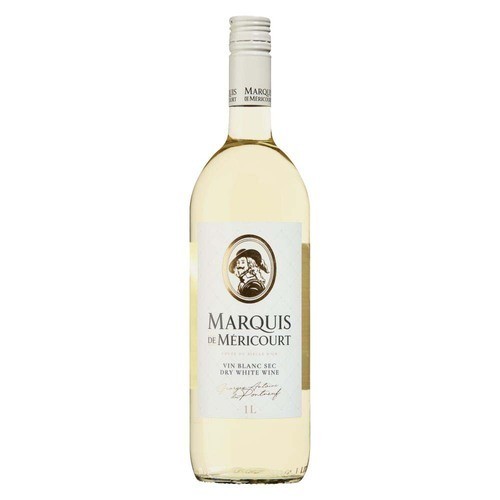 Marquis De Mericourt Dry White Wine 1 L (bottle)