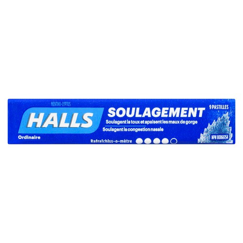 Halls Regular Cough Drops 9 Lozenges