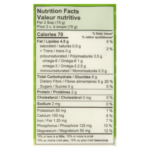 Elan Organic Chia Seeds Raw 250 g