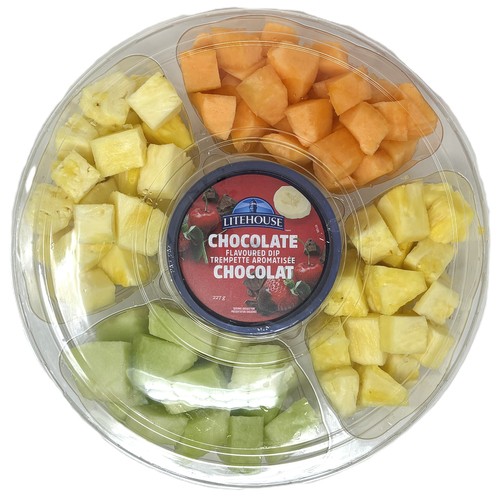 Pre-Cut Fruit Tray With Chocolate Dip Large 2.8 kg 