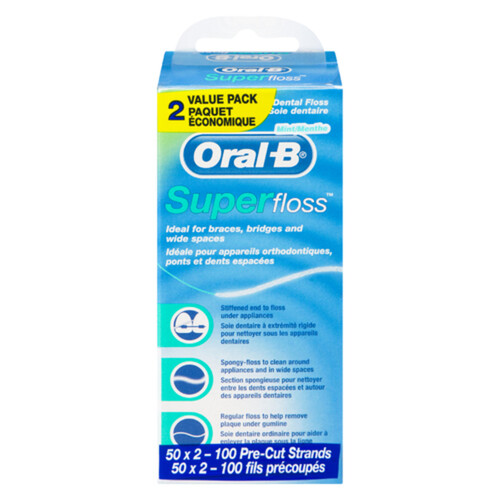 Oral-B Super Floss 2 Pack