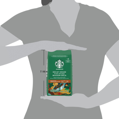 Starbucks Ground Coffee Decaf House Blend 340 g