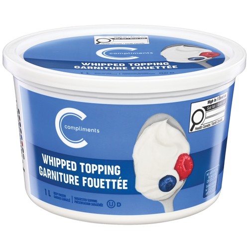 Compliments Whipped Topping 1 L (frozen)