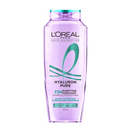 L'Oreal Purifying Shampoo Hyaluron Pure 375 ml
