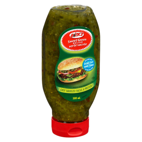 Bick's Relish Sweet Green Squeeze Bottle 500 ml