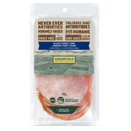 Greenfield Natural Meat Co. Deli Black Forest Ham 175 g