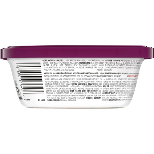 Beneful Prepared Meals Wet Dog Food Simmered Beef 283 g