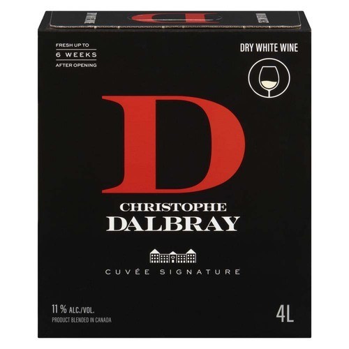 Dalbray Dry White Wine 11% Alcohol 4 L