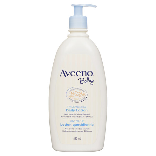 Aveeno Fragrance Free Baby Daily Lotion 532 ml