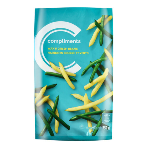 Compliments Frozen Beans Yellow Green Young Tender 750 g