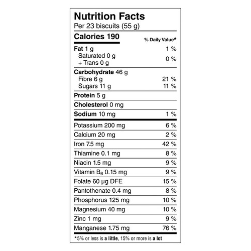 Kellogg's Mini Wheats Cereal Brown Sugar 650 g