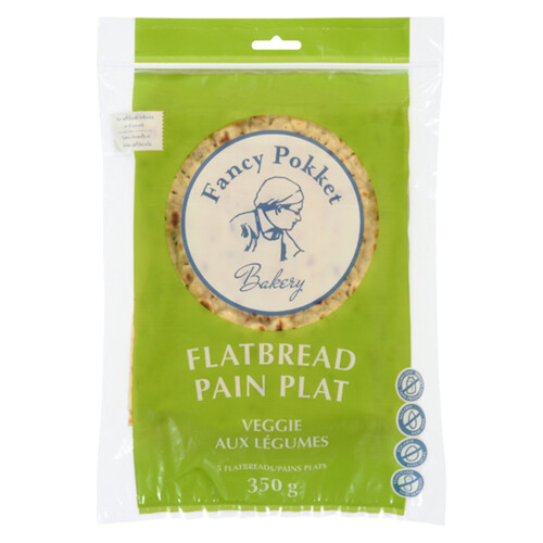 Fancy Pokket Veggie Flatbread 350 g