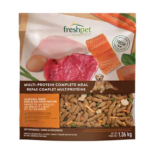 Freshpet Select Dry Dog Food Multi-Protein 1.36 kg