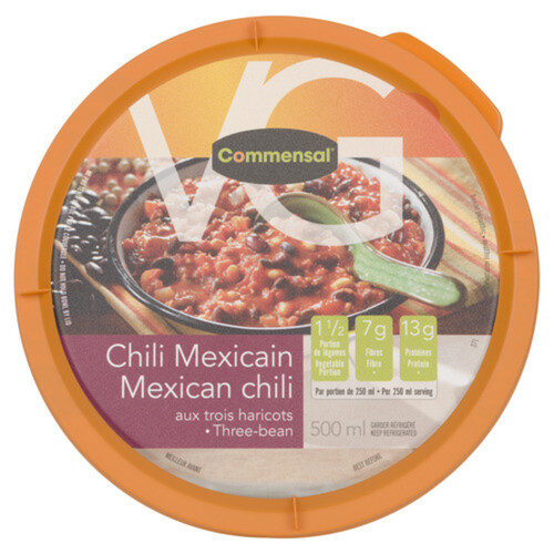 Commensal Chili Mexican Three Bean 500 ml