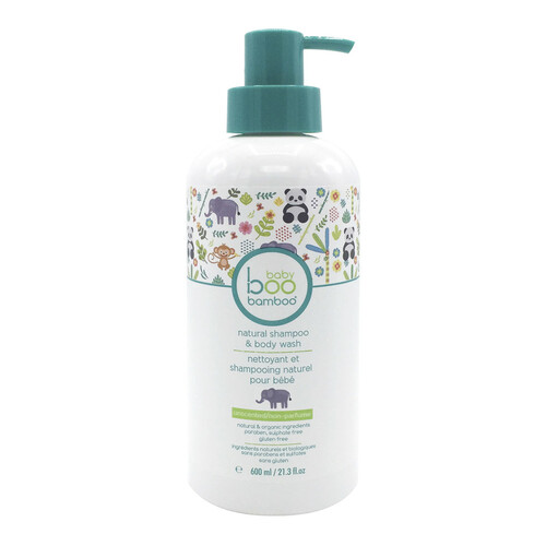 Boo Bamboo Baby Sensitive Natural Shampoo & Body Wash 600 ml