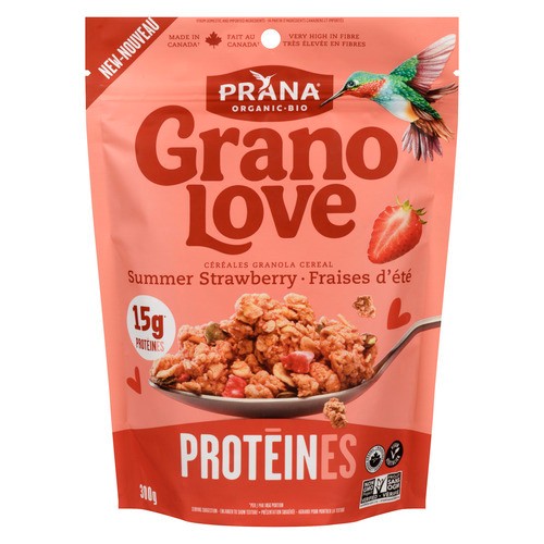 Prana Protein Granola Cereal Granolove Summer Strawberry 300 g