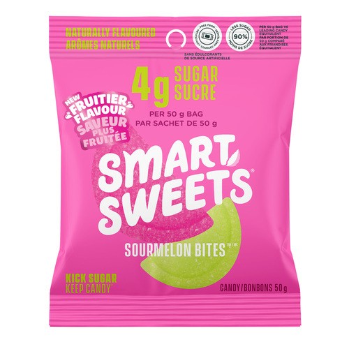 SmartSweets Candy Sourmelon Bites 50 g