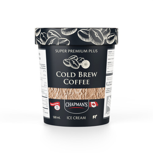 Chapman's Super Premium Plus Ice Cream Cold Brew Coffee 500 ml